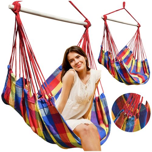 Hamak krzesło brazylijskie 100x100cm na Arena.pl