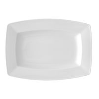 RAWIER PÓŁMISEK PROSTOKĄTNY LUBIANA VICTORIA 24 CM BIAŁY