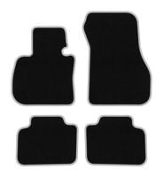 Dywaniki welurowe CARLUX-SILVER BMW 2 F45 Active Tourer czarne/srebrne