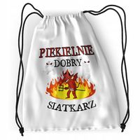 Plecak Dla Siatkarza Sportowy Szkolny Worek Torba Z Nadrukiem Ze Zdjęciem