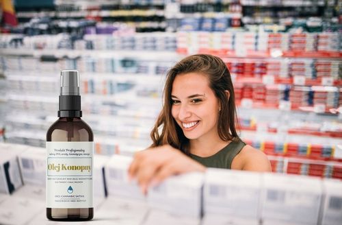Olej KONOPNY nawilża działa przeciwzapalnie na skórę na Arena.pl