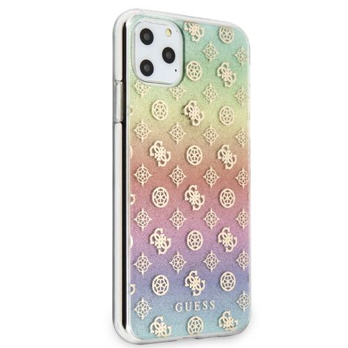 Guess 4G Peony Electroplated Pattern - Etui iPhone 11 Pro Max (tęczowy) na Arena.pl