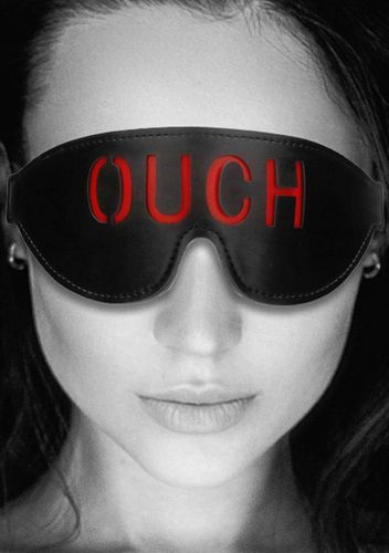 Bonded Leather Eye-Mask """"Ouch"""" - With Elastic Straps na Arena.pl