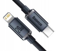 Kabel Baseus CAJY000301 Lightning - USB-C PD QC 20W 480Mb/s 2m - czarny