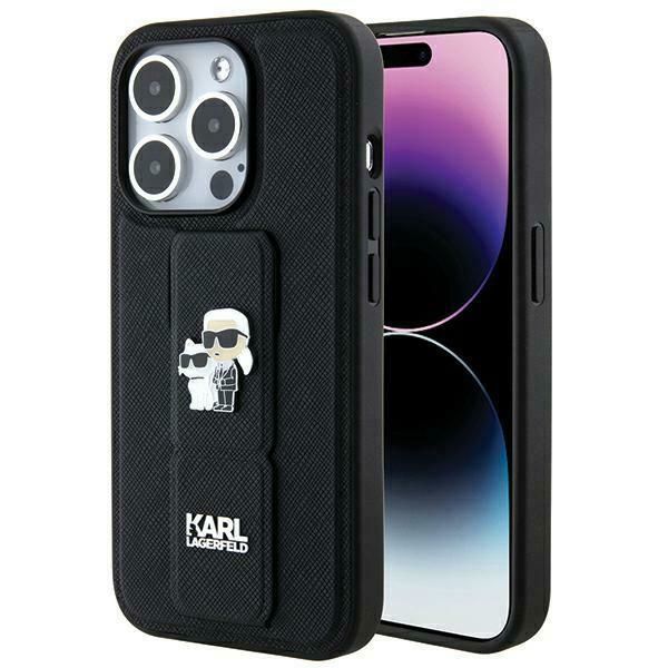 Etui Karl Lagerfeld do iPhone 14 Pro, Czarny zdjęcie 1
