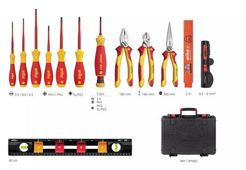 walizka narzędziowa dla elektryków basic l, 18cz. - wh 45530 na Arena.pl