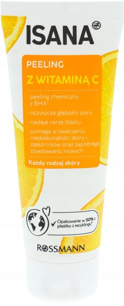 ISANA PEELING DO TWARZY Z WITAMINĄ C 100 ML zdjęcie 1