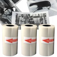 2X Papier termiczny samoprzylepny do drukarki termicznej Drukuś 3 rolki