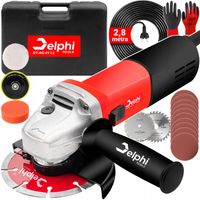 SZLIFIERKA KĄTOWA GUMÓWKA KĄTÓWKA DIAX 1500W 125MM Z REGULACJĄ +