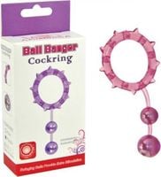 pierścień- ball banger cockring 2 balls