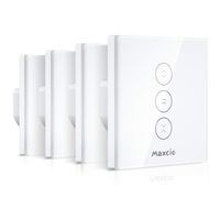 Przełącznik do żaluzji WiFi IP20 600W 240V Maxcio inteligentny POWYSTAWOWY