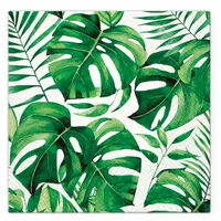 Serwetki papierowe roślinne Monstera, 20 szt.