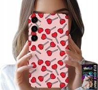 ETUI DO SAMSUNG GALAXY A13 5G - KOBIECE, MODNE WZORY LIZAKI W SERCA CASE