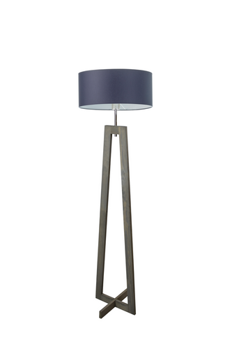 Lampa podłogowa BALI  abażur walec brązowy E27 na Arena.pl