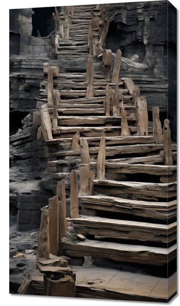 Obraz 50x90cm Schody do Nieznanego zdjęcie 1