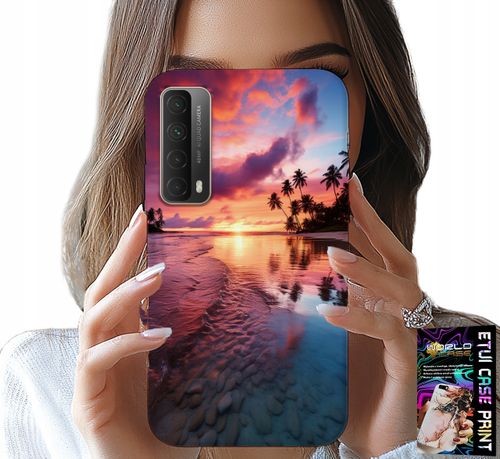 ETUI DO HUAWEI P SMART 2021 - PLAŻA WAKACJE WYSPA PIĘKNE WIDOKI +SZKŁO na Arena.pl