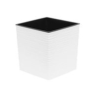 Doniczka JUKA dłuto 30x30 + Wkład biała Lamela