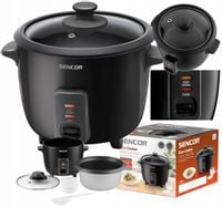 Ryżowar Parowar Garnek do ryżu warzyw sushi warzyw Sencor 600ml 300W Czarny