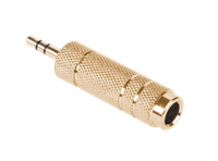 ZLA0323 Zlacze Jack 3.5/6.3 zlote metal