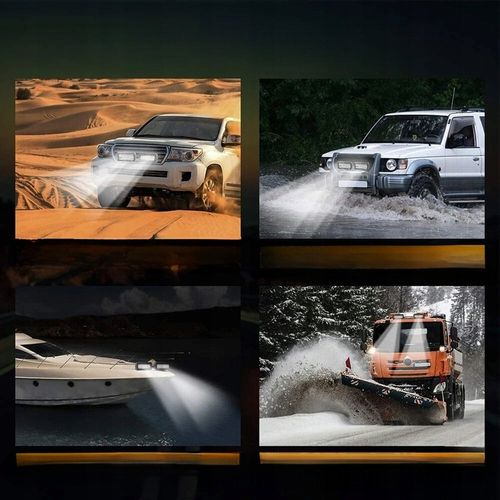 Zestaw 2 x halogen Lampa robocza oświetlenie LED 120W 12-24V na Arena.pl