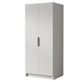 Szafa BODRUM I 100 cm - pojemna garderoba - BIAŁY+ZŁOTY