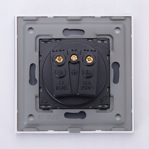 GNIAZDKO ELEKTRYCZNE SZKLANE POJEDYNCZE HERMETYCZNE GNIAZDO IP44 Z KLAPKĄ na Arena.pl