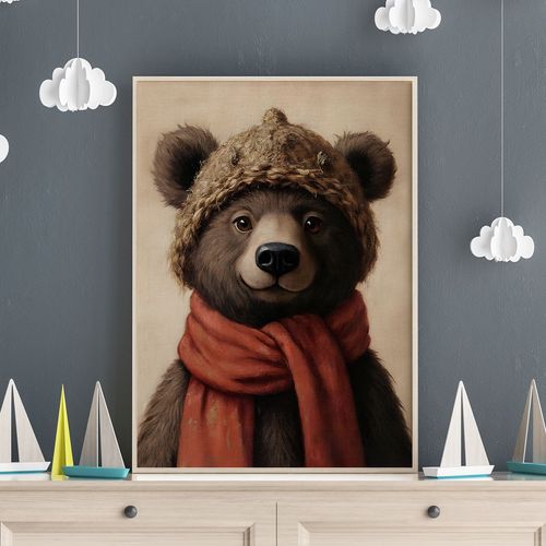Plakat dla dziecka miś 70x100 cm na Arena.pl