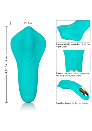 masażer łechtaczki slay pleaser aqua calexotics 11.5 cm usb na Arena.pl