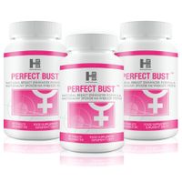 3x PERFECT BUST 270 TABLETEK POWIĘKSZENIE PIERSI DUŻY BIUST NOWY ROZMIAR