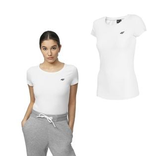 T-shirt damski 4F biały L