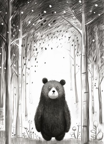 Plakat 40x55cm Ciekawski Miś zdjęcie 1