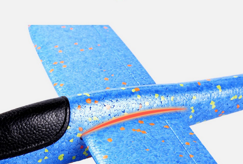 ND41_dS_60147 Samolot styropianowy 48cm niebieski zdjęcie 8