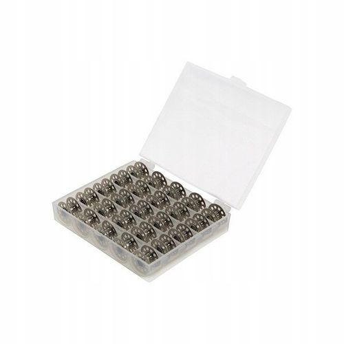 Szpulka do bębenka do maszyny do szycia metalowa 25 szt. pudełko na Arena.pl