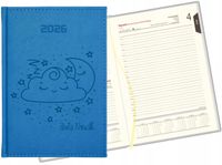 GRAWEROWANY KALENDARZ DZIENNY A5 2026 DUŻO WZORÓW Z IMIENIEM TEKSTEM