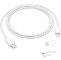 Kabel USB-C - Lightning PD 20W 3A przewód do ładowania i danych. 100 cm