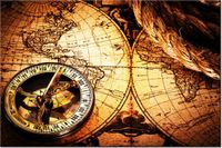 100 70CM OBRAZ PŁÓTNO STARA MAPA ŚWIATA PŁÓTNO RAMA