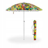 Parasol Plażowy Łamany Składany Regulowany Ogrodowy Tadar Tropical 200 cm