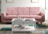 Różowa Kanapa / Sofa 228 cm z Funkcją Spania ARIA DL - różne kolory