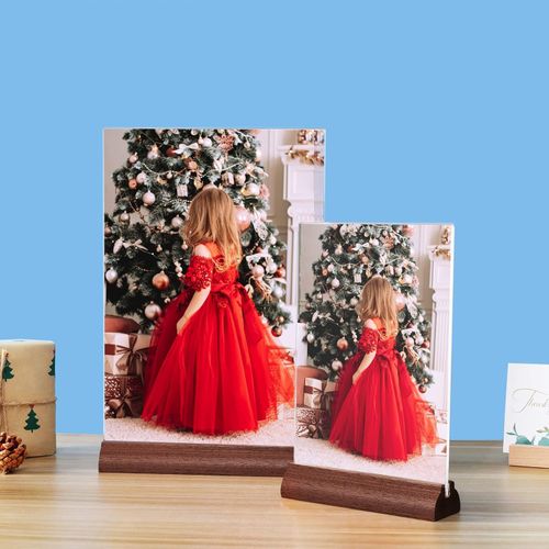 Uchwyt na tabliczki akrylowy stojak na menu A4 Srvnpioy zestaw 8 sztuk na Arena.pl