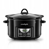 Wolnowar CrockPot 4,7l cyfrowy, misa kamionkowa Garnek Elektryczny