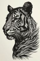 Plakat 68x101cm Tygrysi Gwizd