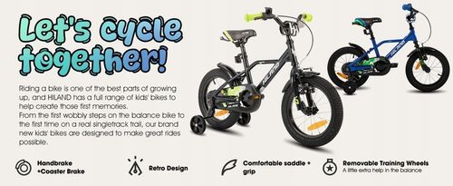 14-calowy rower dla dzieci na 3-5 lat Koło treningowe Hand&Coaster Hamulec na Arena.pl