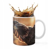 KUBEK CERAMICZNY 330ML DRUK - ZWIERZĘTA PTAK ORZEŁ