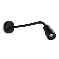 Elastyczna lampa ścienna Lumi Flex AZ4561 LED 5W 30000K do czytania czarna
