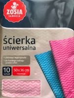 ZOSIA SAMOSIA UNIWERSALNA ŚCIERKA DOMOWEGO UŻYTKU 10 SZTUK 50X36 CM
