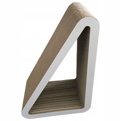 Drapak dla kota Trójkąt XXL | biały | 77x69x47x30 cm | Mruu&Pruu na Arena.pl