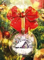 Karnet B6 Na Boże Narodzenie, Bombka