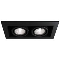 Oprawa wpuszczana modułowa Metal Modern DL008-2-02-B LED 50W czarna