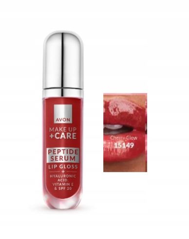 Avon - serum-błyszczyk z peptydami Cherry Glow 7ml zdjęcie 3