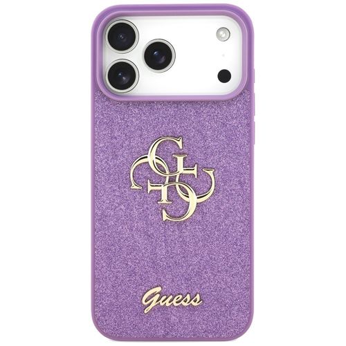 Etui Guess Fixed Glitter Big 4G do iPhone 17 Pro Max liliowy na Arena.pl